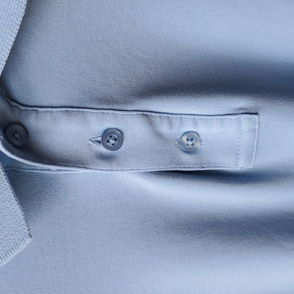 Nordstrom Light Blue Classic Polo Shirt Short sleeve L - Picture 3 of 7